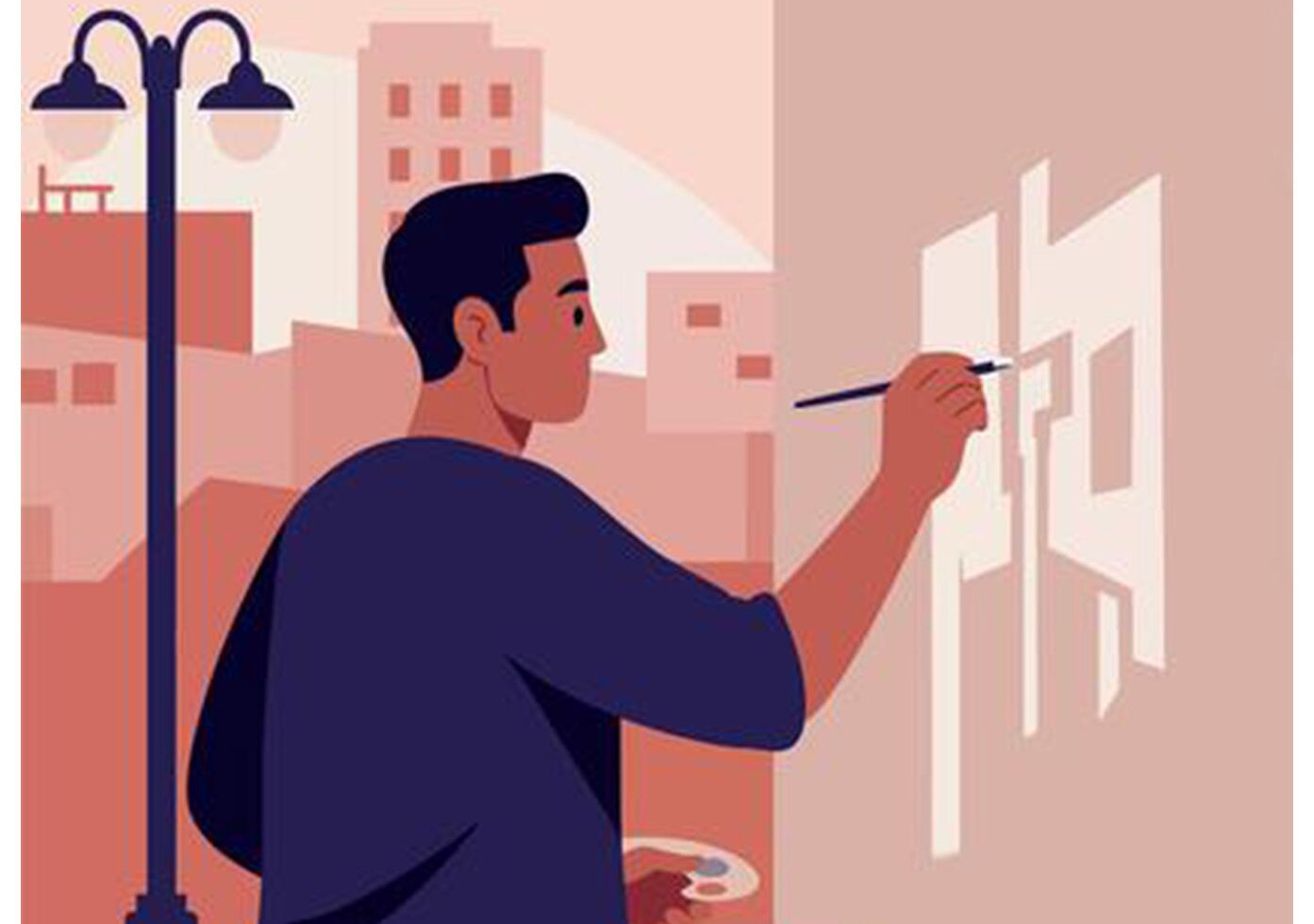 Digital wall painting